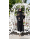 İTHAL ABAYA TAŞ DETAYLI